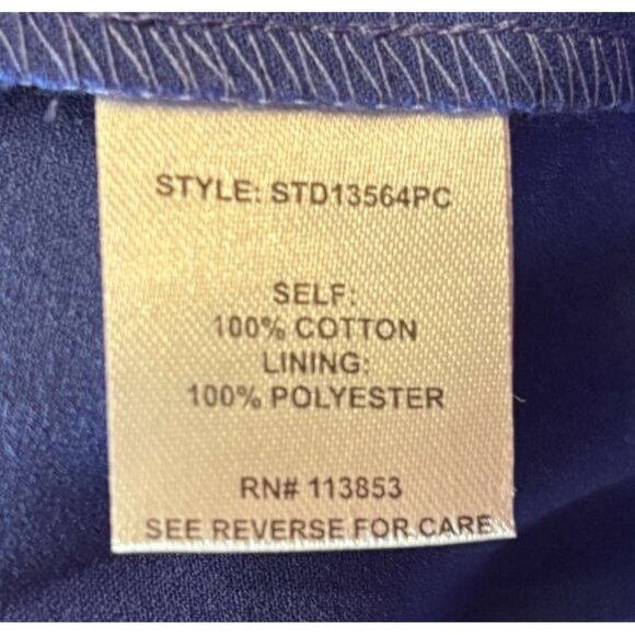 Sugarlips Asymetrical Boho Feminine Floral Lined Midi Dress W/Pockets Size Med - Picture 7 of 7